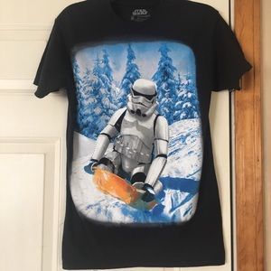 Star Wars drone sledding shirt